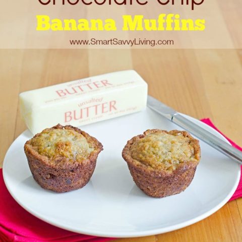 Chocolate Chip Banana Muffins Recipe