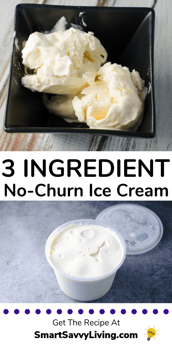 3 ingredient ice cream pinterest photo