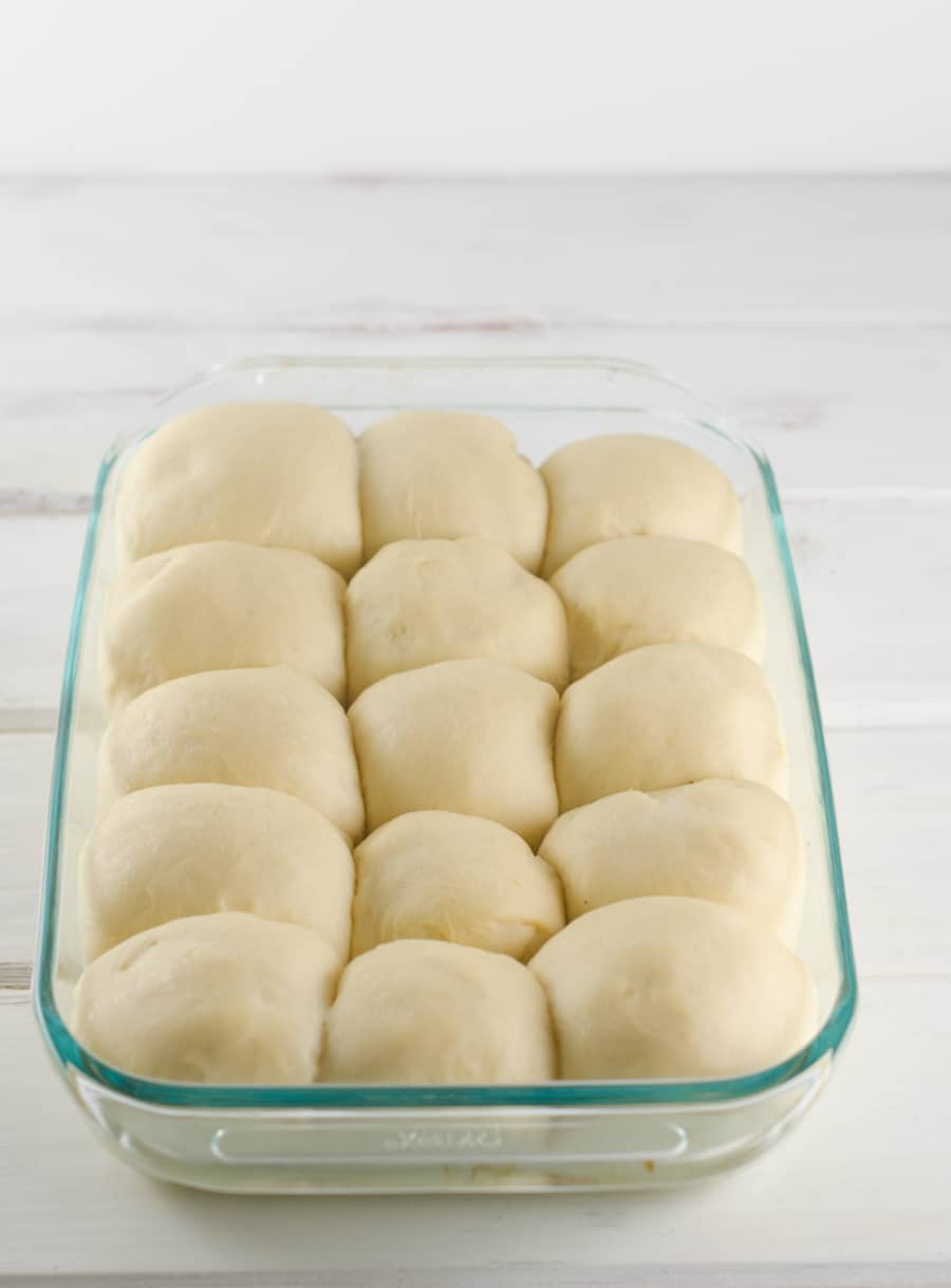 Picture of homemade yeast rolls recipe rising
