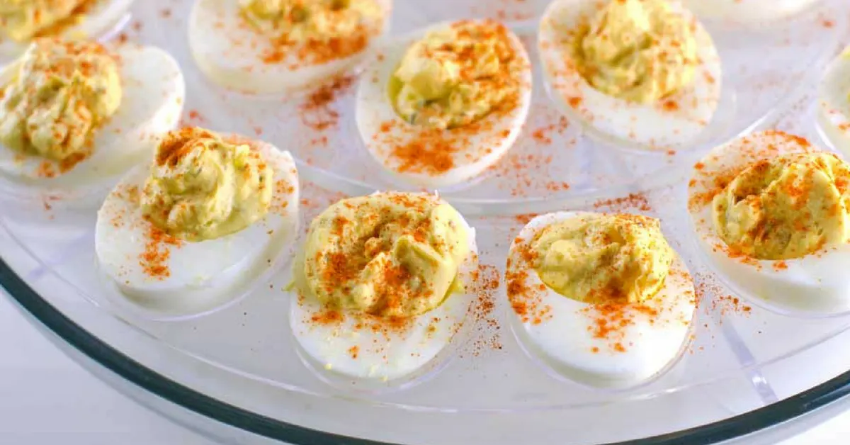 Tray of red eggs with 18 eggs png, all in tray