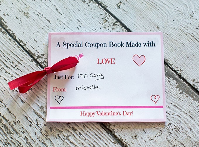 Free Printable Valentine S Day Coupon Book