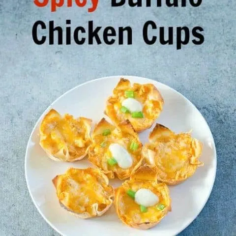 Spicy Buffalo Chicken Cups Recipe