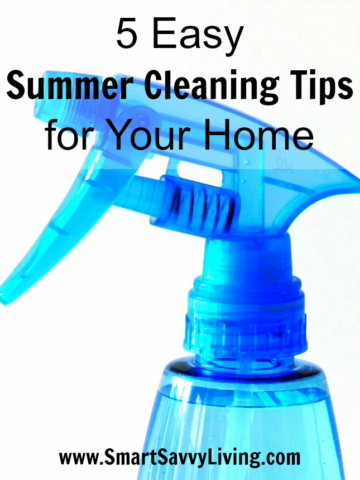 5 Easy Summer Cleaning Tips for Your Home