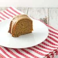 Spice Bundt Cake With Salted Caramel Glaze Recipe