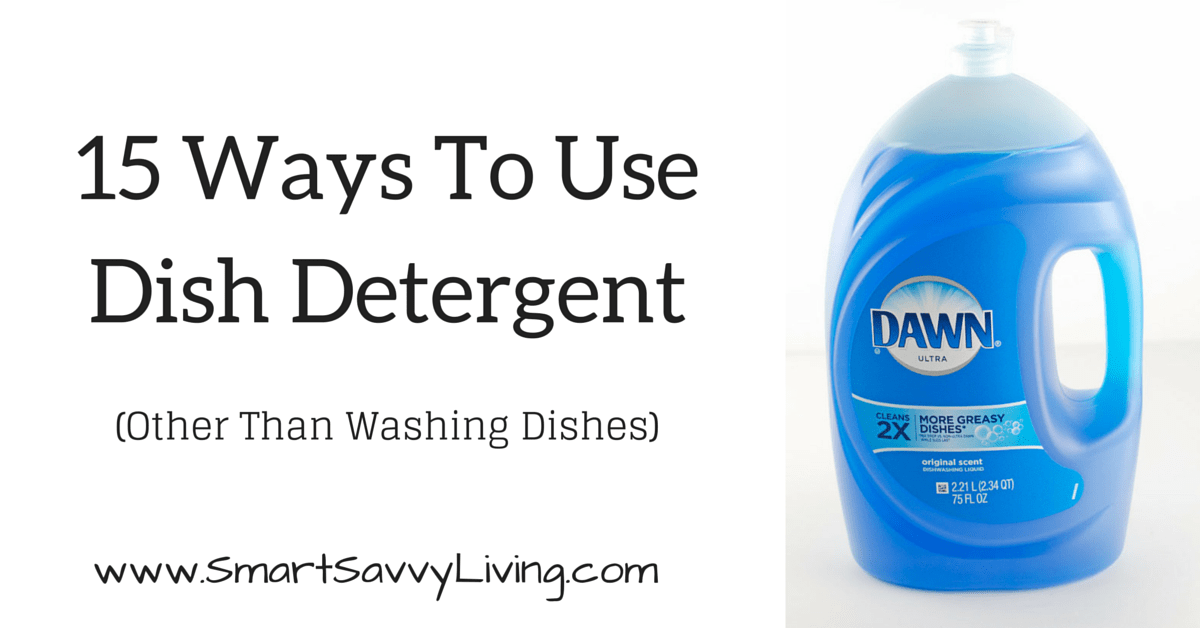 15 Ways To Use Dish Detergent