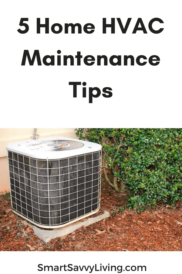 5 Home HVAC Maintenance Tips pinterest picture
