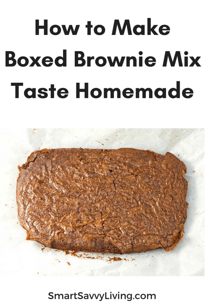 Recipe How to Make Boxed Brownie Mix Taste Homemade