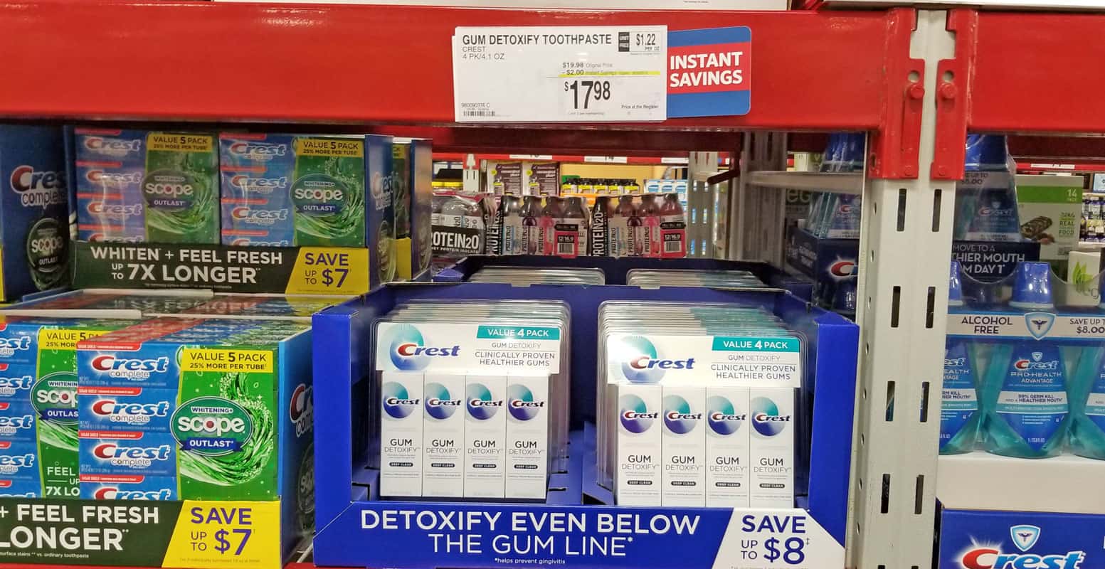 How To Improve Gum Health And Why It's Important with Crest Gum Detoxify In-store at Sam's Club