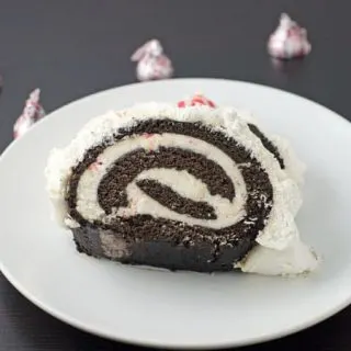 Chocolate Gingerbread Cake Roll With Peppermint Buttercream Recipe