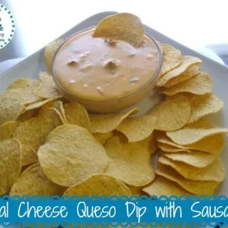 Real Cheese Queso Dip with Sausage