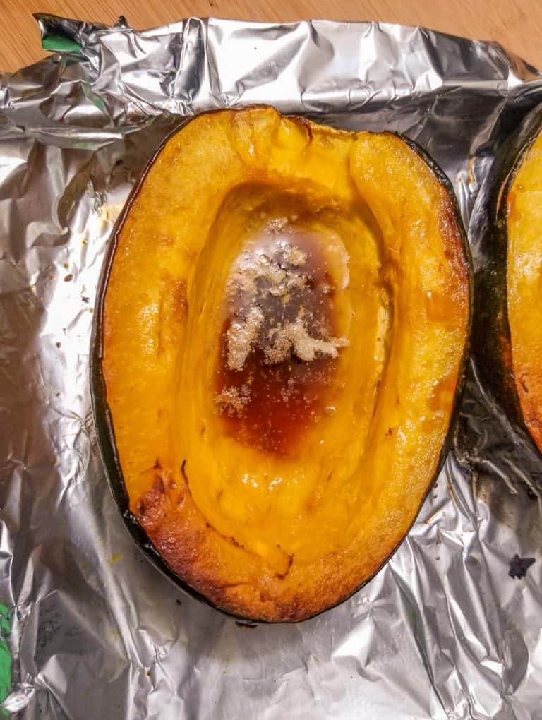 acorn squash bake time