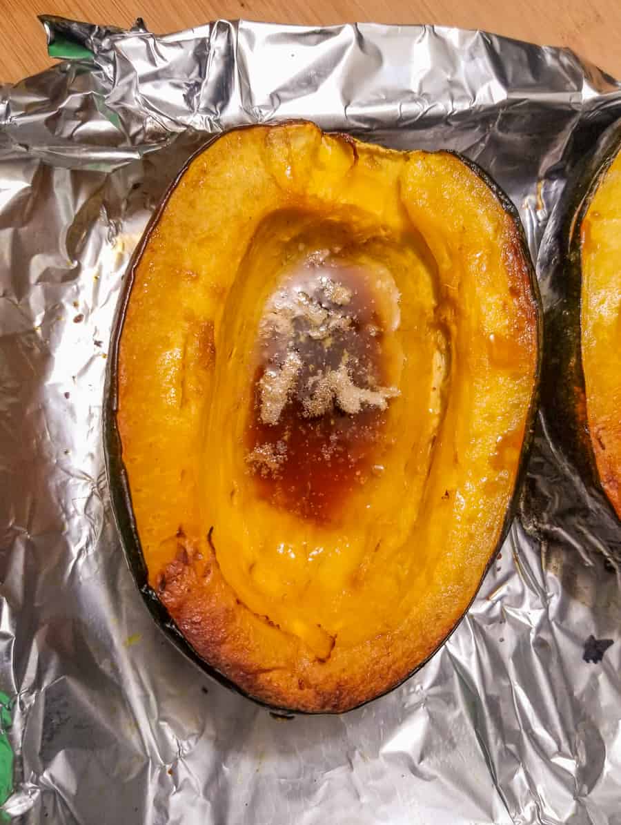 Baked Acorn Squash Linggola