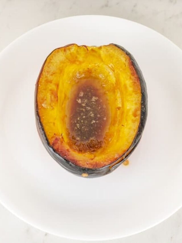 Acorn Squash Baked with Brown Sugar