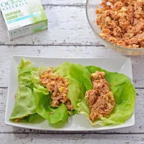 Spicy Tuna Lettuce Wraps