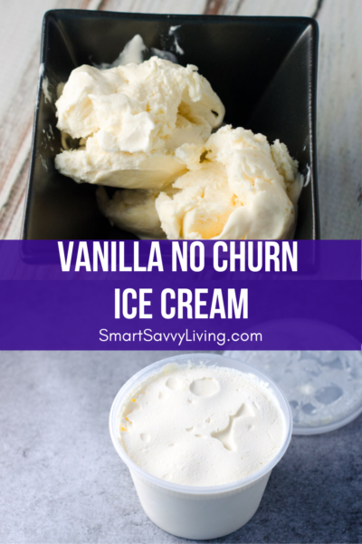 Vanilla No Churn Ice Cream Recipe