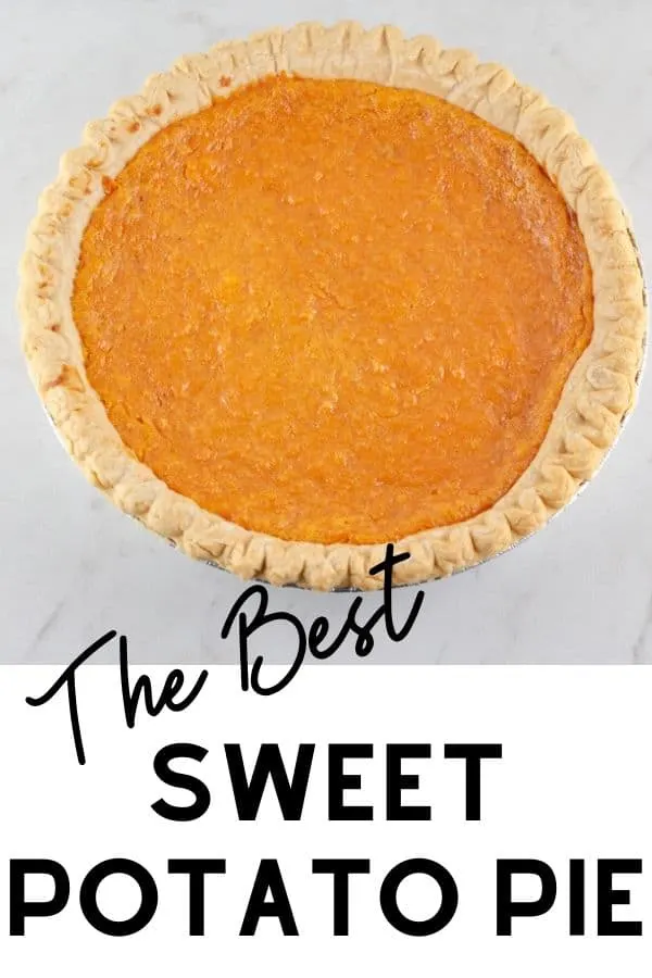 The Best Sweet Potato Pie Recipe photo made for pinterest