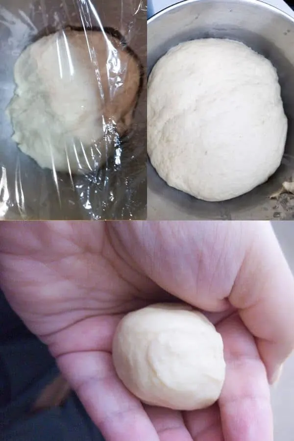Homemade Cloverleaf Rolls Recipe showing the dough rising and being shaped 