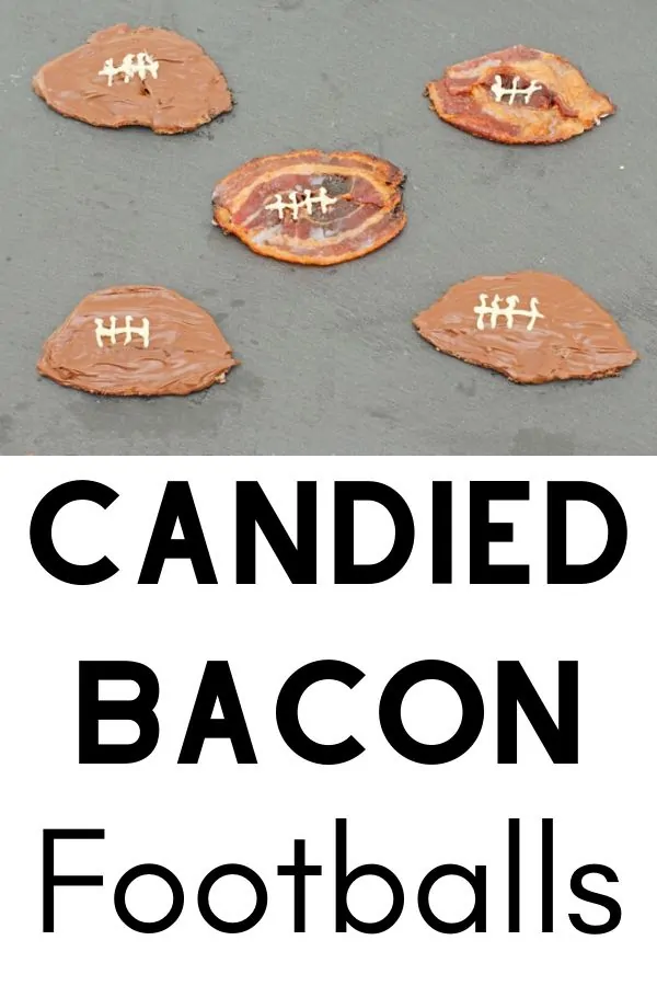 candied bacon footballs recipe pinterest image