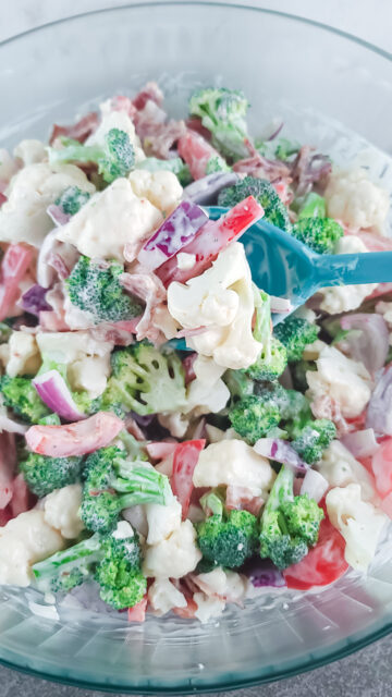 Broccoli Cauliflower Salad Recipe