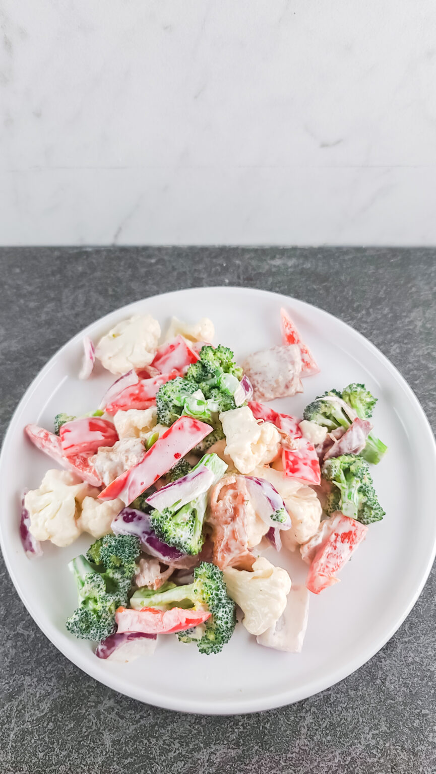 Broccoli Cauliflower Salad Recipe