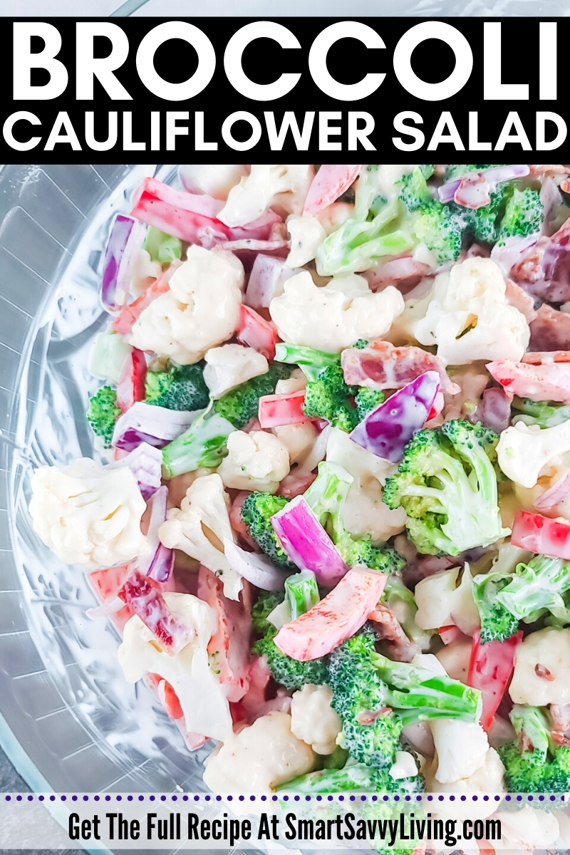 Broccoli Cauliflower Salad Recipe