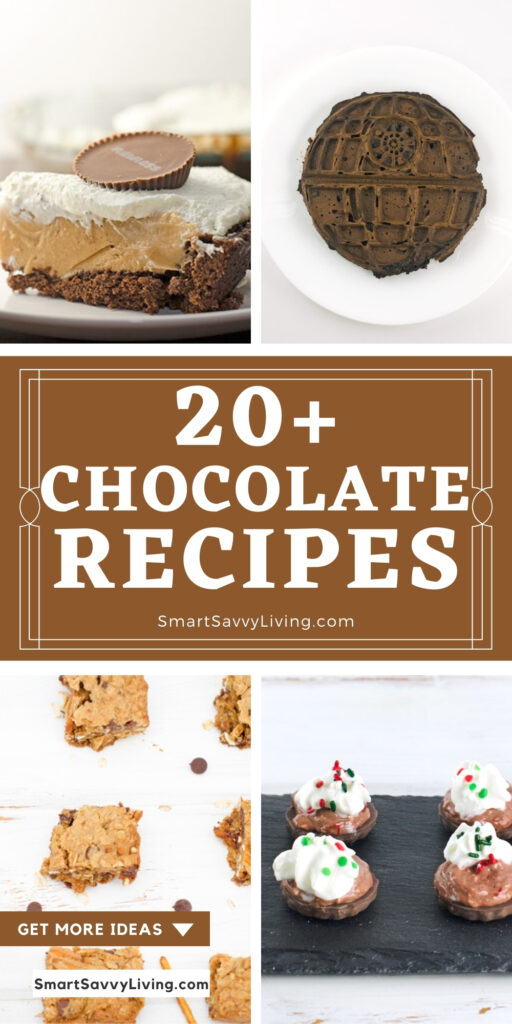 20+ chocolate recipes pinterest image