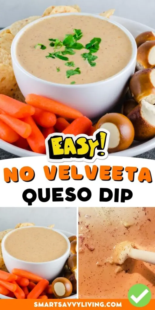 Homemade Queso Dip {No Processed Cheese!}